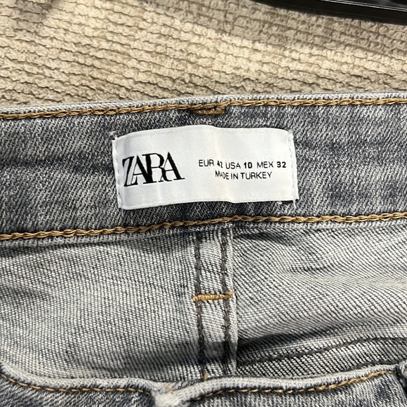 Zara Distressed cropped Jeans - Picture 5 of 6